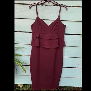 *NWT* Gianni Bini Peplum Top Cocktail Dress